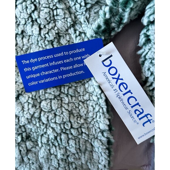 Boxercraft Sherpa Women’s S coat MSU Spartans 1/4 Zip Pullover Frosty Green NWT - Picture 4 of 7